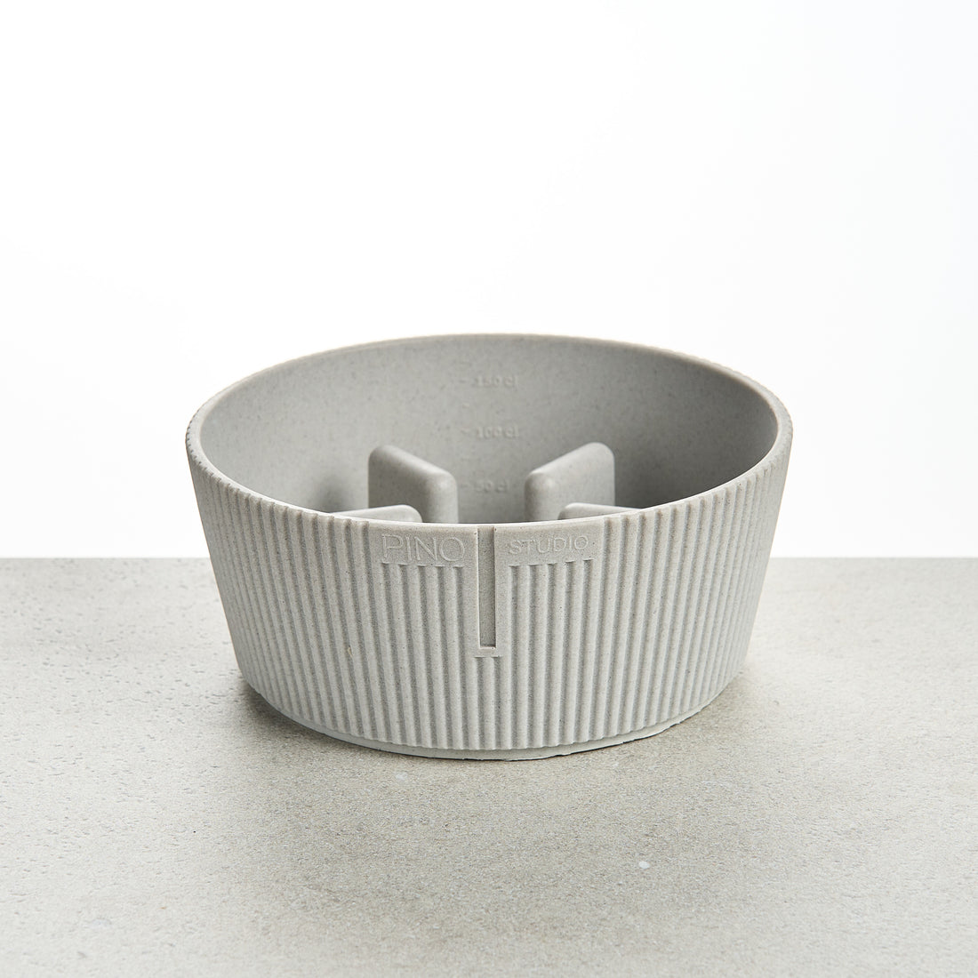 PINO Anti-Schrok Voerbak Studio Collectie Large in Seal Grey