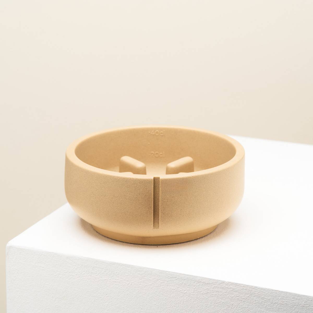 small slow feeder Camel Brown for dogs