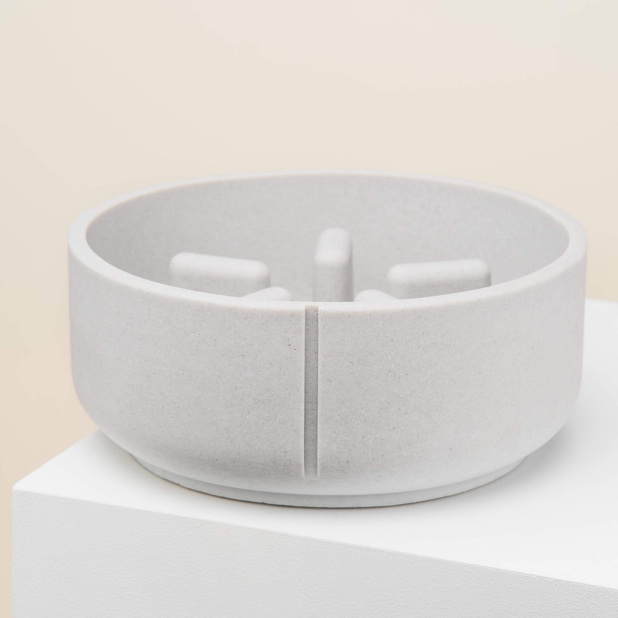 large slow feeder Dolphin Grey for dogs