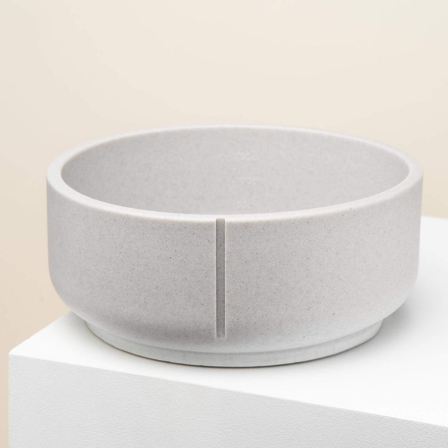 large classic feeder Dolphin Grey for dogs