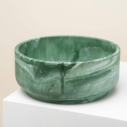 large classic feeder Duck Green marble for dogs