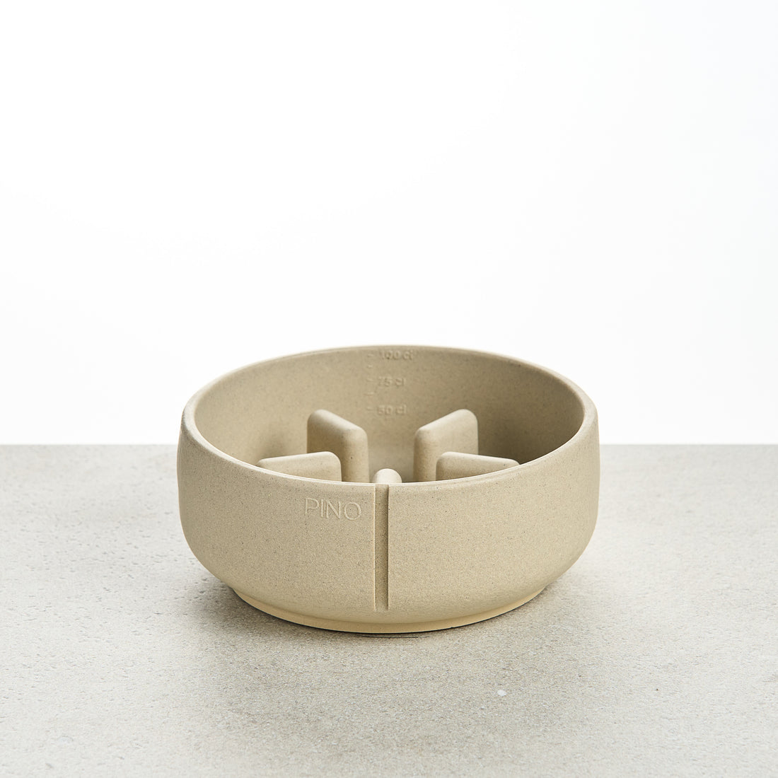 PINO Anti-Schrok Voerbak Medium in Owl Greige