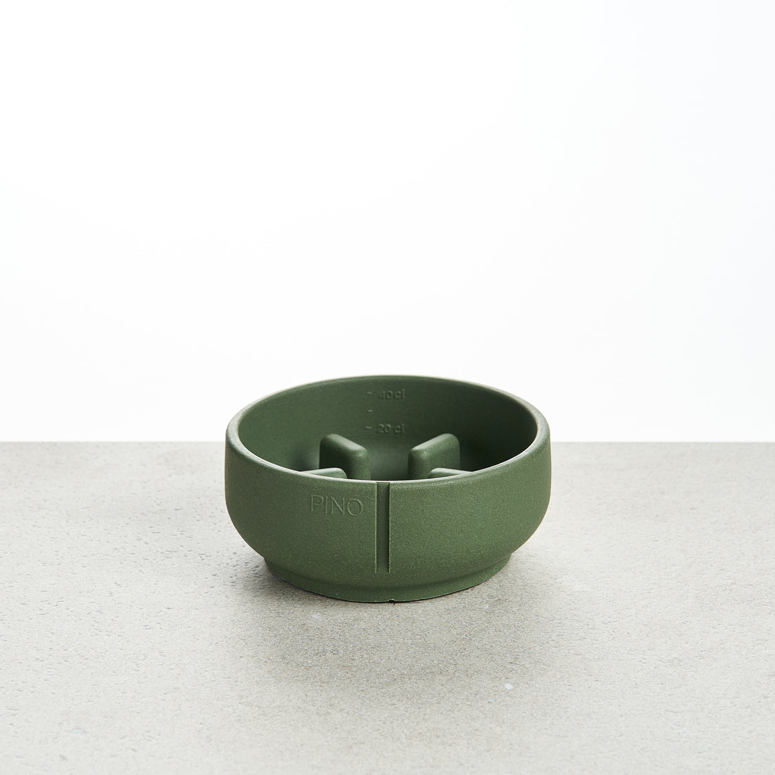 PINO Anti-Schrok Voerbak Small in Crocodile Green