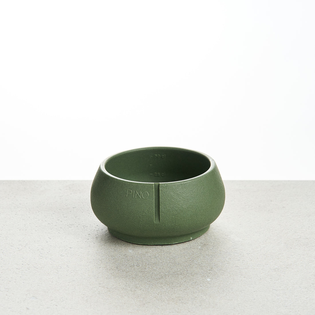 PINO Lange Oren Voerbak Small in Crocodile Green