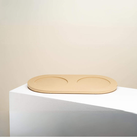 Large Camel Brown tray